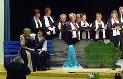 Gemischter Chor mit Theaterstck